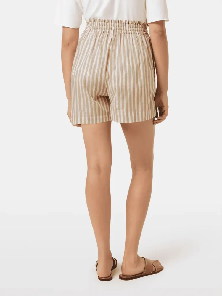 Scotch & Soda High rise Lurex stripe printed shorts - Image 3