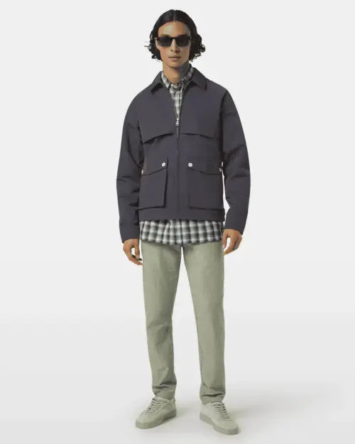 Alternative view of Scotch & Soda  Warren  Cotton-Linen twill jogger, Army - 179979