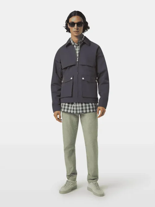 Alternative view of Scotch & Soda  Warren  Cotton-Linen twill jogger, Army - 179979