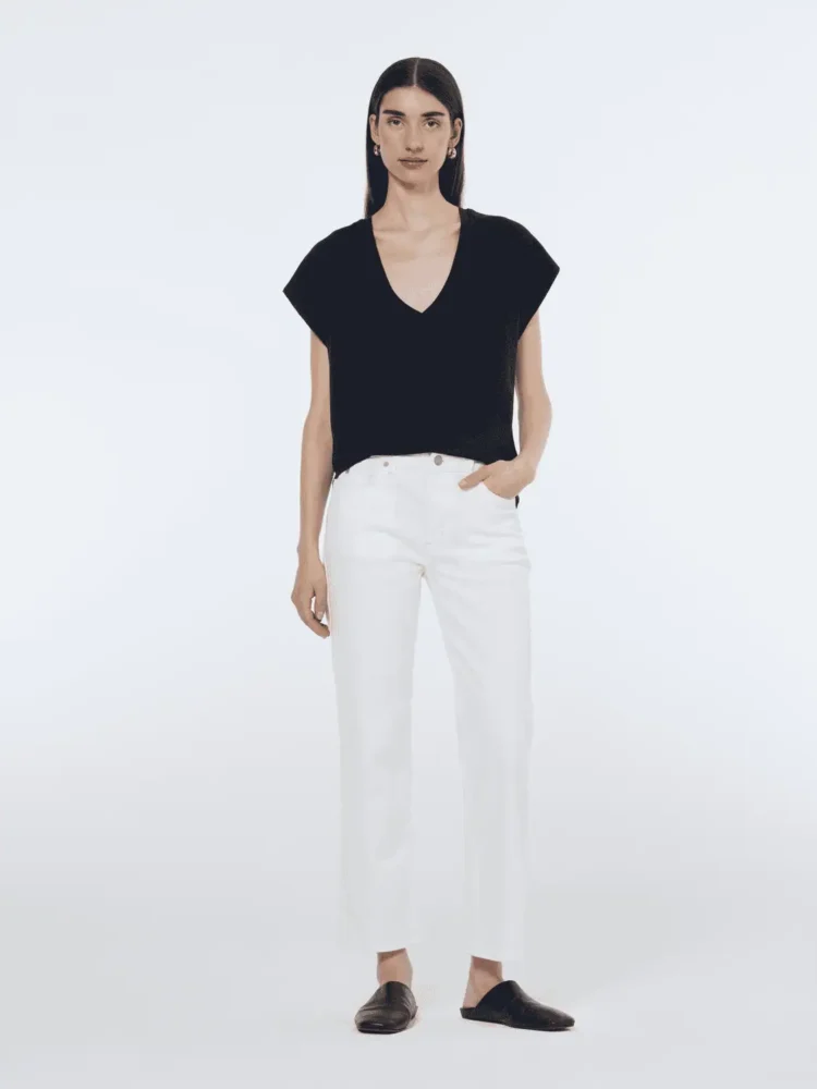 Scotch & Soda Essential V-neck t-shirt , Black - Image 3