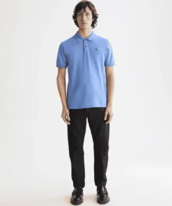 Alternative view of Scotch & Soda 181310 Logo Pique polo, Blue bonnet