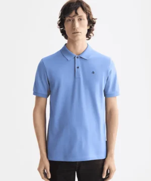 Scotch & Soda 181310 Logo Pique polo, Blue bonnet
