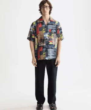 Alternative view of Scotch & Soda 181711, Tencel all-over printed short-sleeved shirt
