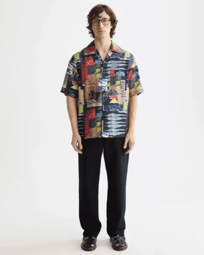 Alternative view of Scotch & Soda 181711, Tencel all-over printed short-sleeved shirt