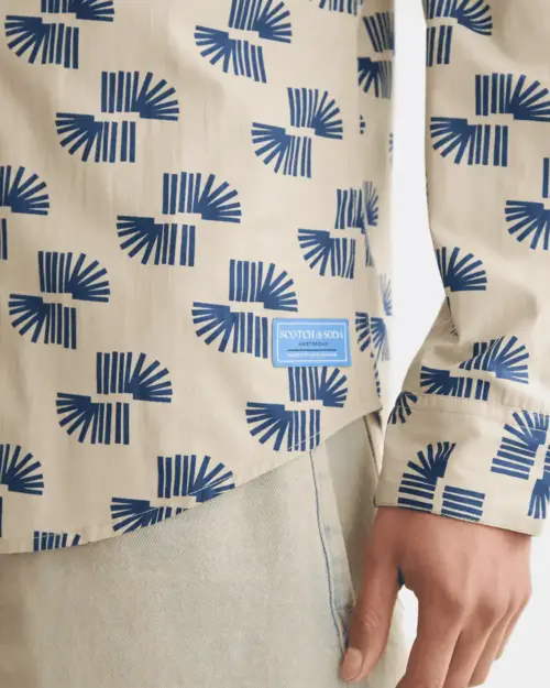 Alternative view of Scotch & Soda  Printed cotton shirt ,  181804