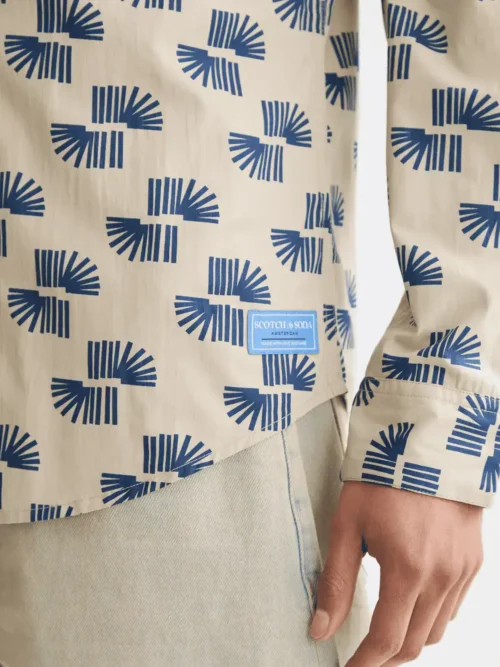 Alternative view of Scotch & Soda  Printed cotton shirt ,  181804