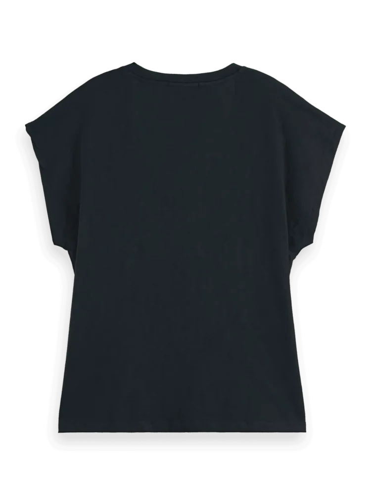 Scotch & Soda Essential V-neck t-shirt , Black - Image 4
