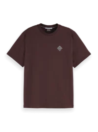 Alternative view of Scotch & Soda U9A00812T, T-shirt with chest artwork, Chocolate