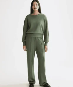 Alternative view of Scotch & Soda U9E00803T, V-neck modal sweatshirt, Thyme