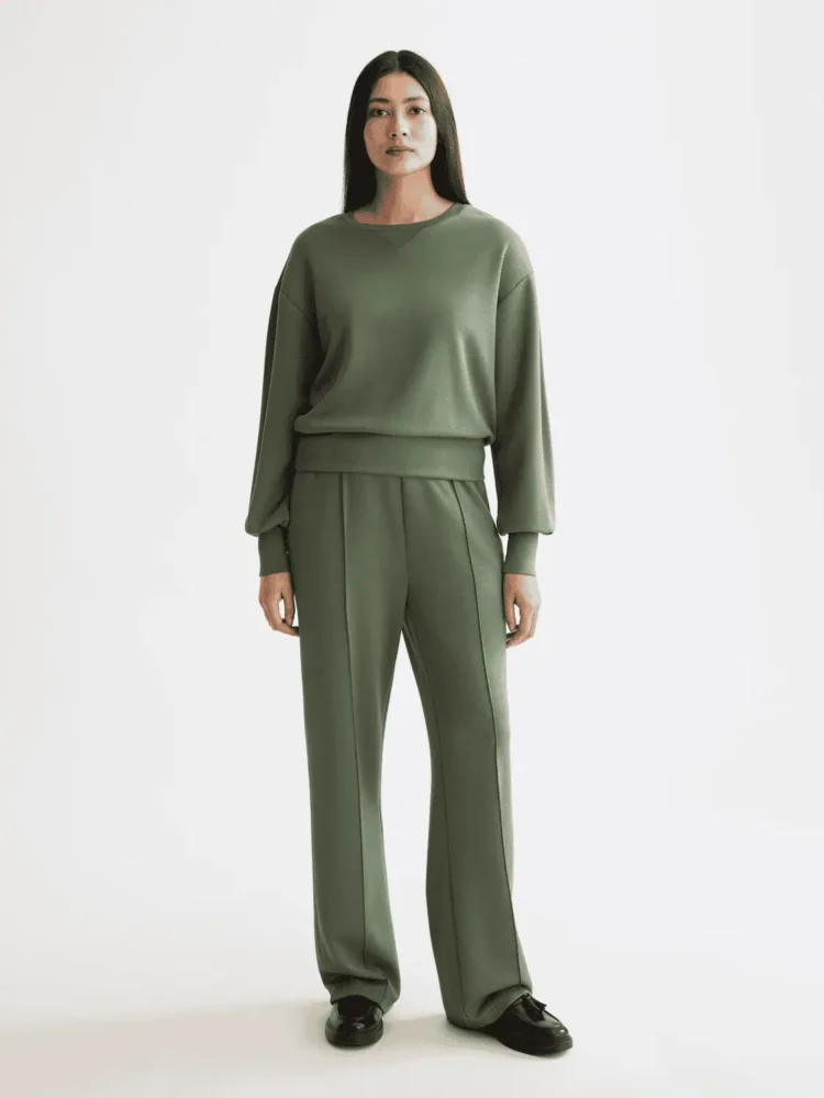 Scotch & Soda V-neck modal sweatshirt, Thyme - Image 2