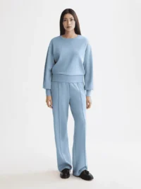 Alternative view of Scotch & SodaU9E00803T,  V-neck modal sweatshirt, Faded Denim