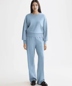 Alternative view of Scotch & SodaU9E00803T,  V-neck modal sweatshirt, Faded Denim