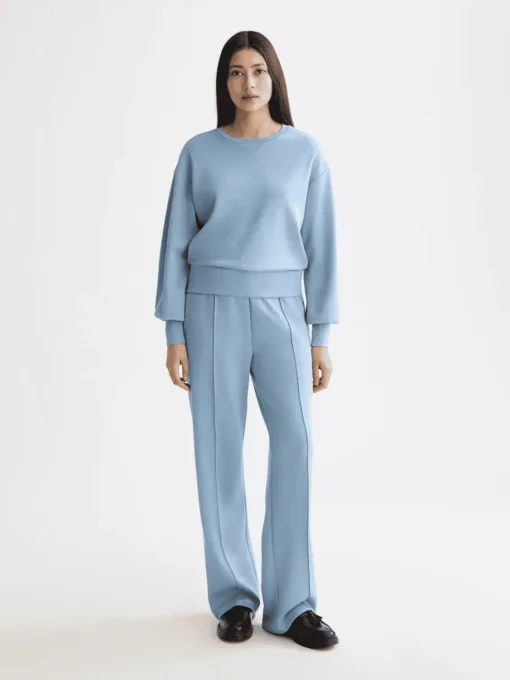 Alternative view of Scotch & SodaU9E00803T,  V-neck modal sweatshirt, Faded Denim