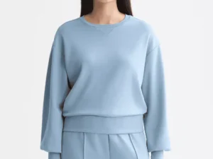 Scotch & Soda V-neck modal sweatshirt, Faded Denim