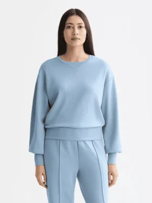 Scotch & SodaU9E00803T,  V-neck modal sweatshirt, Faded Denim