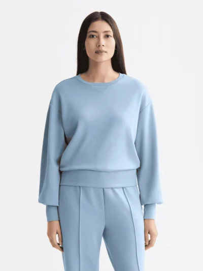 Scotch & Soda V-neck modal sweatshirt, Faded Denim