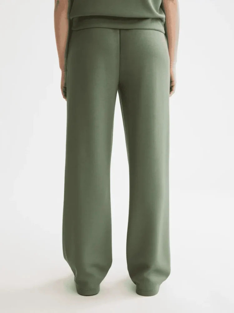 Scotch & Soda Wide leg modal sweatpants, Thyme - Image 4