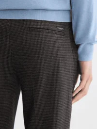 Alternative view of Scotch & Soda 181198 Mott Tailored jersey yarn dyed chino, Antra Herringbone