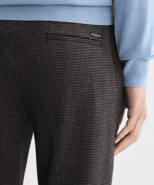 Alternative view of Scotch & Soda 181198 Mott Tailored jersey yarn dyed chino, Antra Herringbone