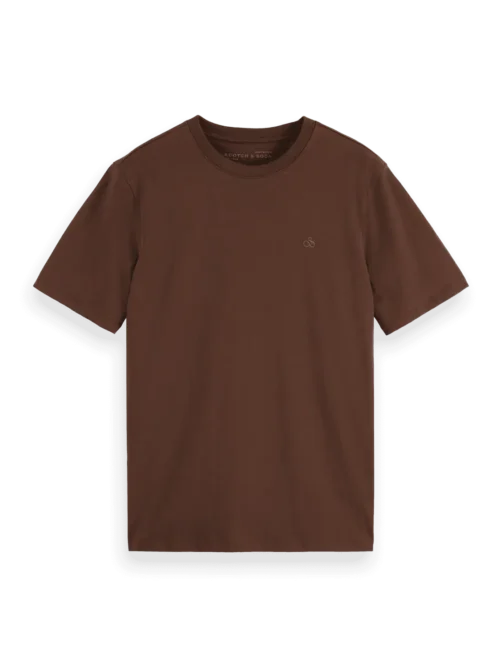 Scotch & Soda 181288 Essentials Logo T-Shirt, Demitasse - Image 3