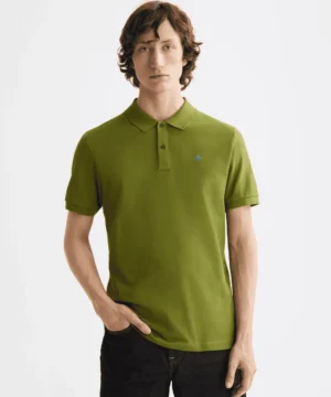Scotch & Soda 181310 Logo Pique polo, Cala Green