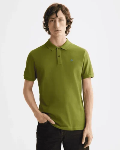 Scotch & Soda 181310 Logo Pique polo, Cala Green