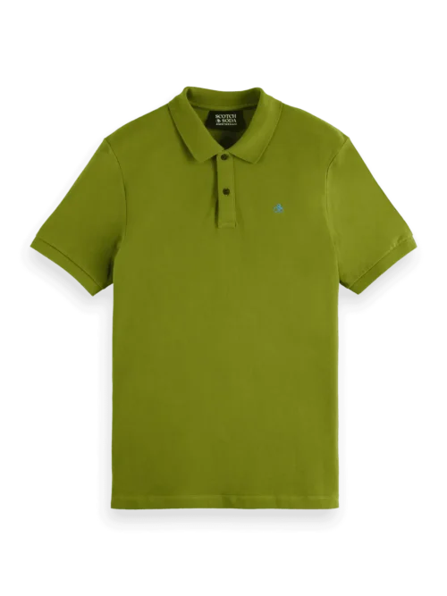 Scotch & Soda 181310 Logo Pique polo, Cala Green - Image 6