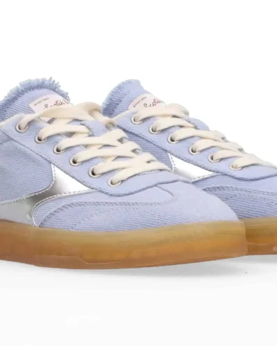 Alternative view of Scotch & Soda   Nixie Low Top Suede Trainers, Blue Denim