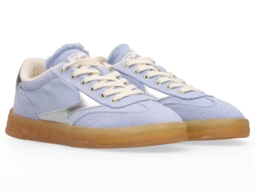 Alternative view of Scotch & Soda WOMEN  Nixie Low Top Suede Trainers Blue Denim