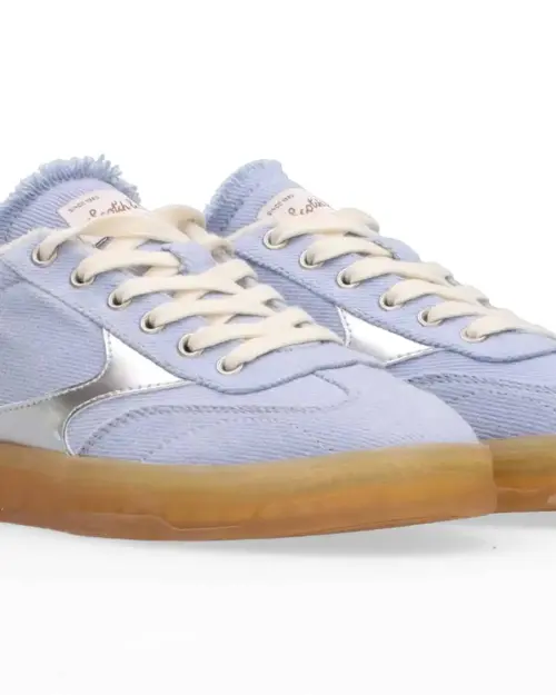 Alternative view of Scotch & Soda WOMEN  Nixie Low Top Suede Trainers Blue Denim