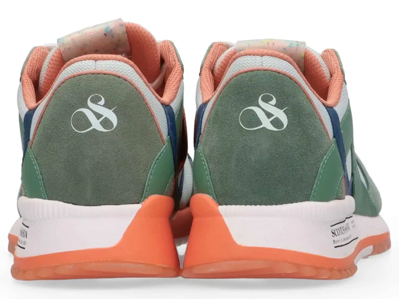 Scotch & Soda Vivex Suede low trainers ,Green - Image 4