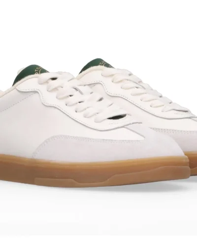 Alternative view of Scotch & Soda   Slim Leather Low Top Trainers , White