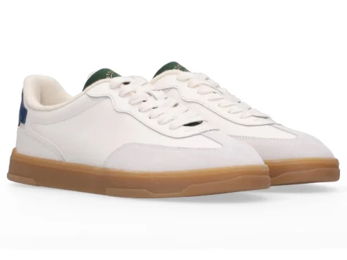 Alternative view of Scotch & Soda MEN  Slim Leather Low Top Trainers White