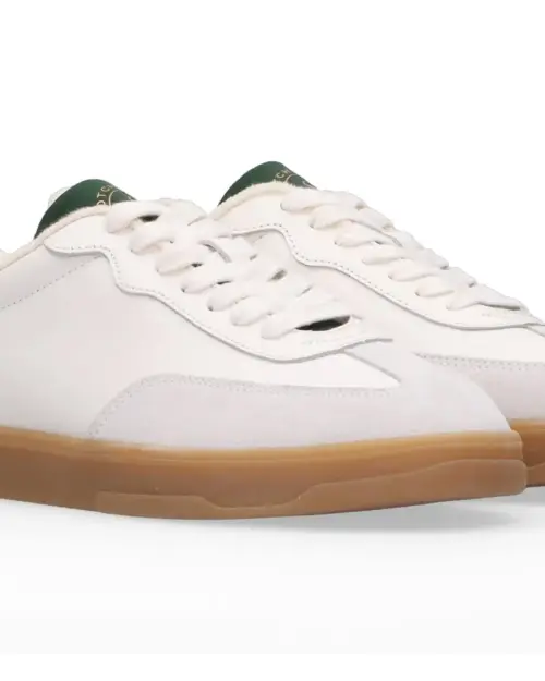 Alternative view of Scotch & Soda MEN  Slim Leather Low Top Trainers White
