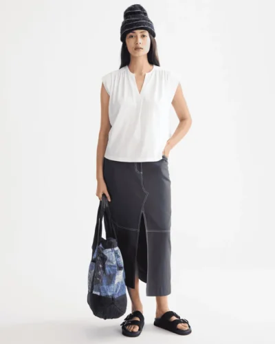 Alternative view of Scotch & Soda U9A00813T  Drapey V-neck T-shirt