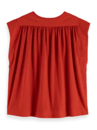 Alternative view of Scotch & Soda U9A00813T  Drapey V-neck T-shirt