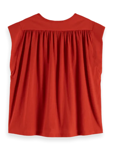 Alternative view of Scotch & Soda U9A00813T  Drapey V-neck T-shirt