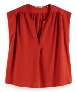 Scotch & Soda U9A00813T  Drapey V-neck T-shirt