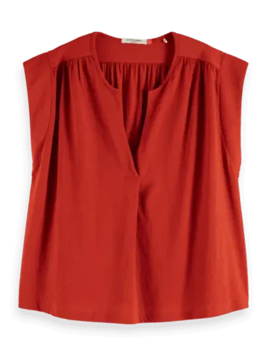 Scotch & Soda U9A00813T  Drapey V-neck T-shirt