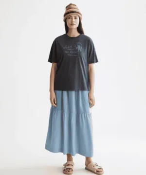 Alternative view of Scotch & Soda U9A00814T  Washed T-shirt with front artwork