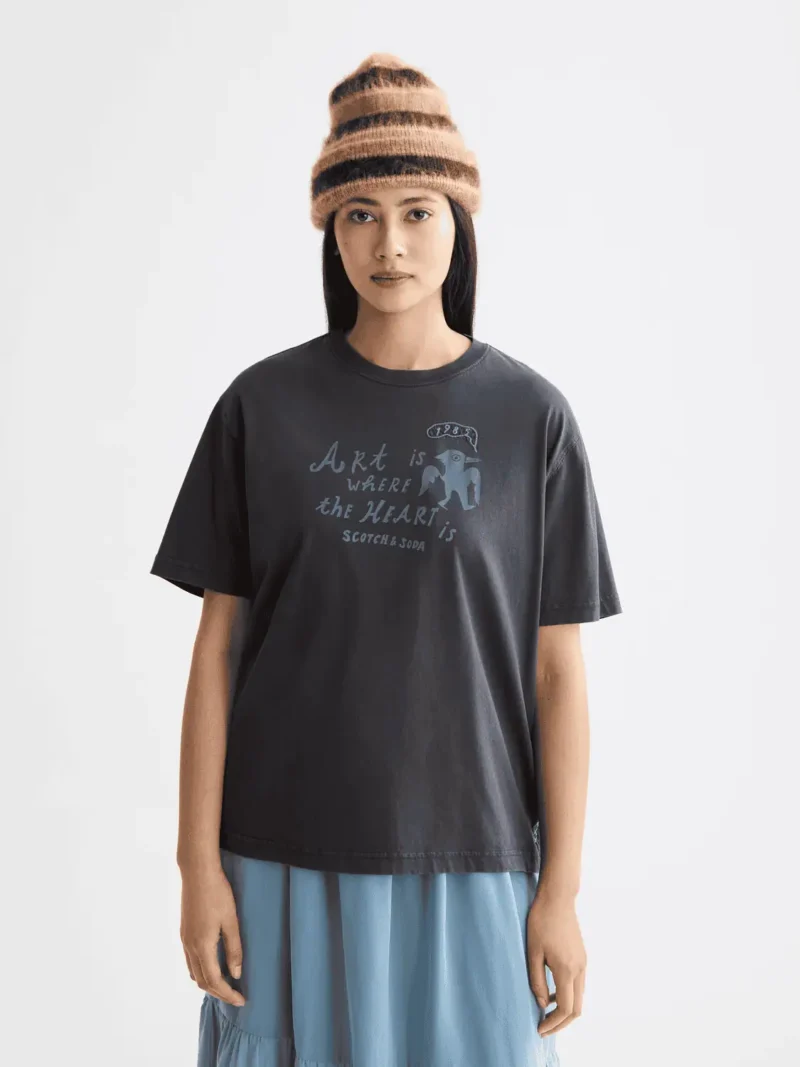 Scotch & Soda U9A00814T  Washed T-shirt with front artwork
