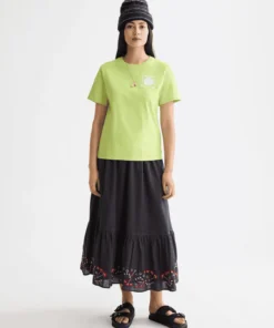 Alternative view of Scotch & Soda U9A00816T  T-shirt with hand painted artworks