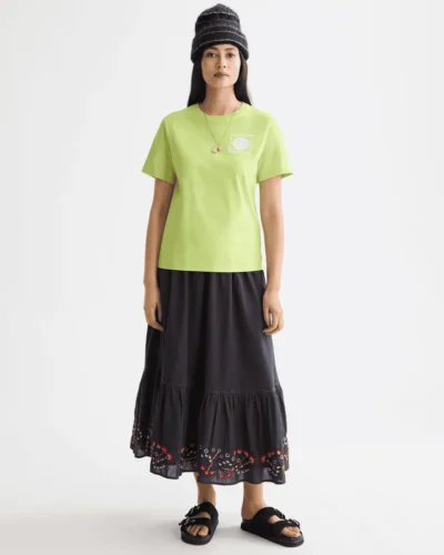 Alternative view of Scotch & Soda U9A00816T  T-shirt with hand painted artworks