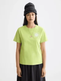 Scotch & Soda U9A00816T  T-shirt with hand painted artworks