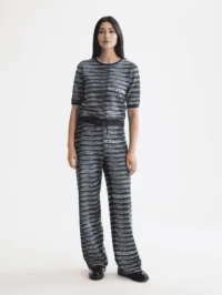 Alternative view of Scotch & Soda U9A00828T Lurex jacquard knitted top