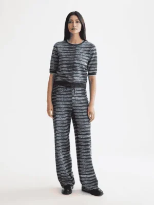 Alternative view of Scotch & Soda U9A00828T Lurex jacquard knitted top