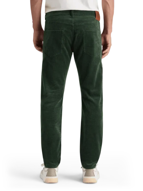 Scotch & Soda 178666 Ralston 5 pocket corduroy chino Pine green - Image 6