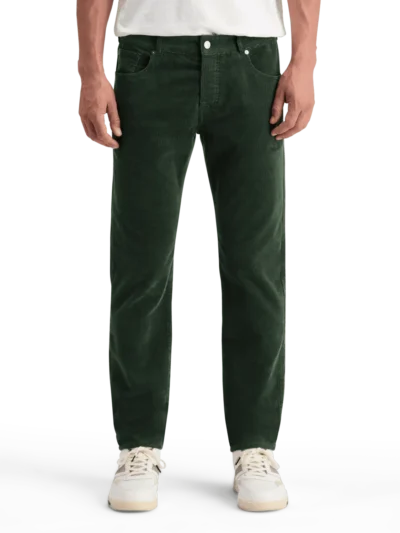 Scotch & Soda 178666 Ralston 5 pocket corduroy chino, Pine green