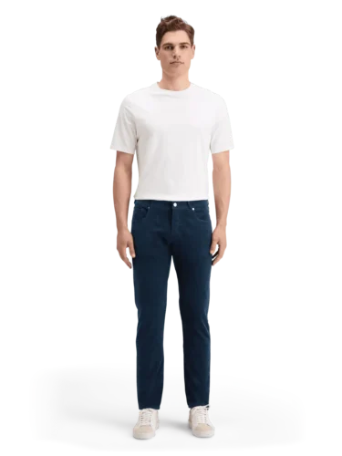 Alternative view of Scotch & Soda 178666 Ralston 5 pocket corduroy chino, Heritage Blue