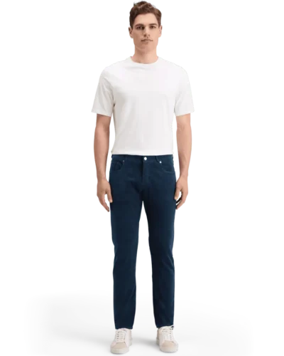 Alternative view of Scotch & Soda 178666 Ralston 5 pocket corduroy chino, Heritage Blue